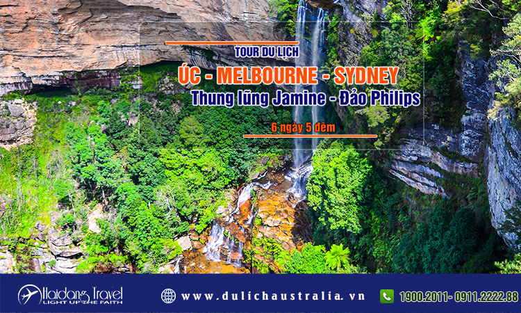 Tour Úc Melbourne Sydney thung lũng Jasmine đảo Philips 6 ngày 5 đêm