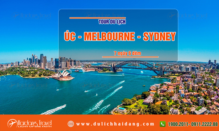 Tour du lịch Úc Melbourne Canberra Sydney 7 ngày 6 đêm