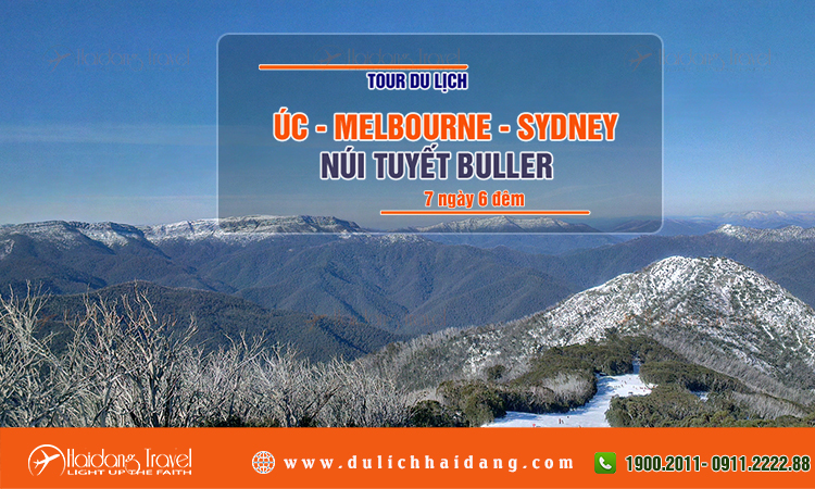 Tour du lịch Úc Melbourne Sydney Núi Tuyết Mt Buller  7 ngày 6 đêm